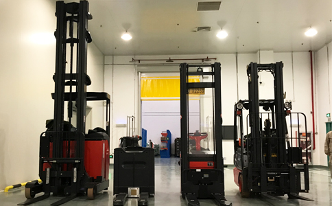 RFID叉车改装现场