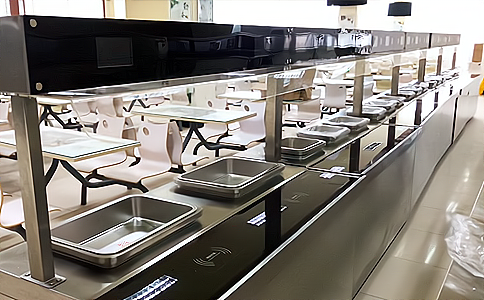 RFID智慧食堂自选餐厅赋值、选餐、结算三步走